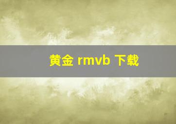 黄金 rmvb 下载